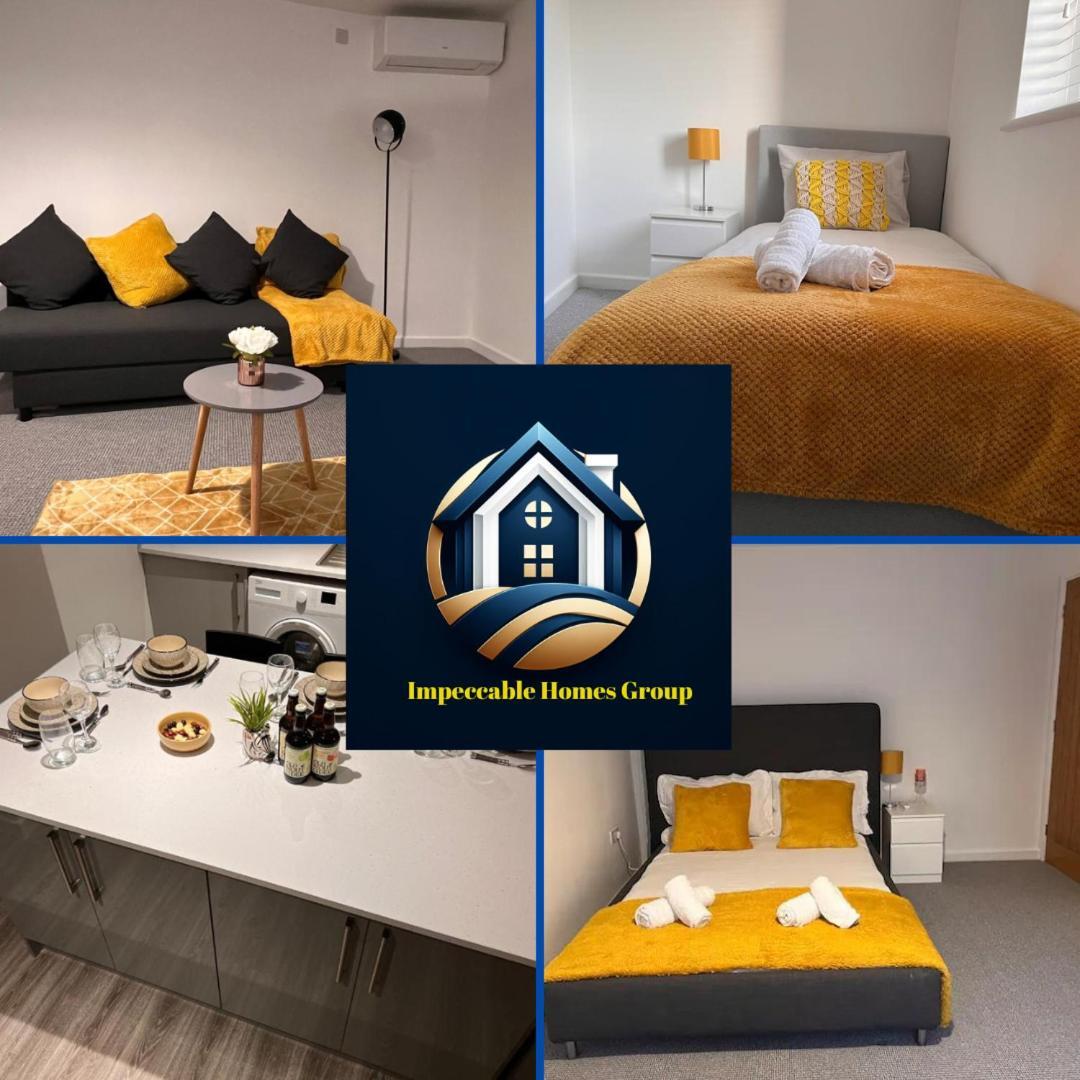 Superb Modern Flat In Northampton, Parking &Ev Apartment Екстериор снимка